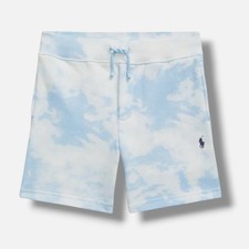 Polo Ralph Lauren Kids Boy's Blue Tie-Dye Printed Shorts Size 5