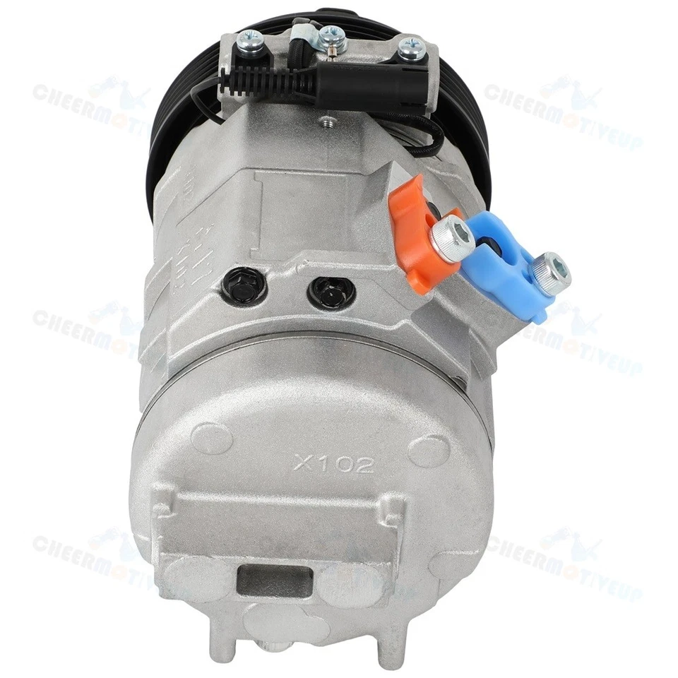 AC A/C Compressor w/ Cluth Fits BMW X5 4.4L 2000-2003 4.6L 2002-2003 - Image 3 of 4