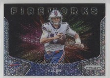 2020 Panini Prizm Fireworks No Huddle Prizm Josh Allen #18 0j19