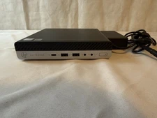 HP EliteDesk 800 G3 Mini Desktop i5-7500T 2.7GHz 8GB Ram Win10Pro Charger