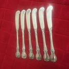 6 Old Master Sterling Butter Spreaders Towle No Monogram 5 3/8”