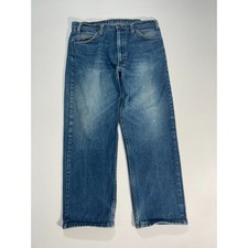 Vintage Levis 505 20505 0217 Jeans Mens Size 34x27 tag 36x31 Blue Orange Tab