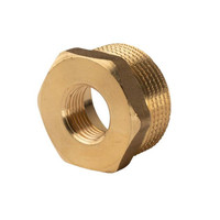 "Messing Gewinde-Fitting Reduzierung 1 1/4\"AG (Dn 32) - 1/2\"IG (Dn 15) - Schwere"