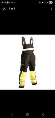 OccuNomix Class E Hi-Vis Speed Collection Insulated Premium Cold Weather Bib 2x