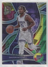 2021 Spectra Rookie Variation Asia Red & Yellow Prizm 24/75 Davion Mitchell 1hr4
