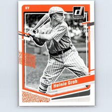 2023 Donruss Heinie Groh #169 New York Giants