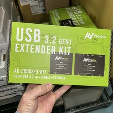 AVPro Edge 100m USB 3.2 Long Range Extender Kit AC-EXUSB-3-KIT New In Box
