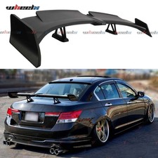 For Honda Accord Sedan 58 Rear Trunk Spoiler Wing Lip Matte Black Gt Pro Style