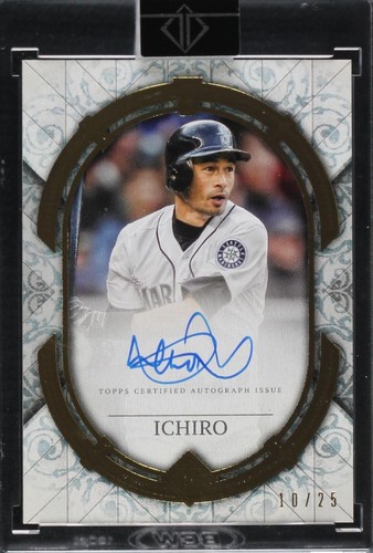 2019 TOPPS TRANSCENDENT AUTO ICHIRO SEATTLE MARINERS 01/25 TCA-I 