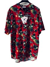 NWT Washington Nationals 2019 World Series Champions Hawaiian Aloha Shirt Mens L