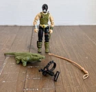1986 GI Joe Croc Master Figure Near Complete (Missing Hose)