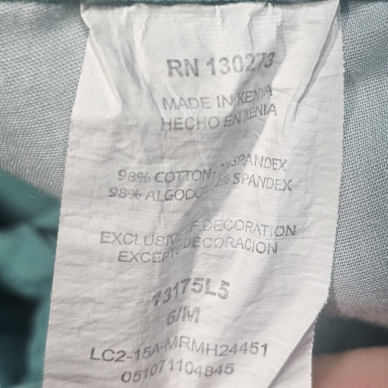 Riders by Lee Womens Denim Jeans Aqua Size 6 6/M Medium thumbnail 6