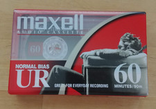 Maxell UR60 Audio Cassette Tapes - 60 Minute, Normal Bias SEALED