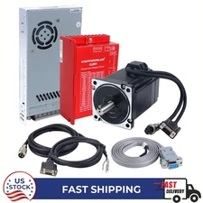 1 Axis Nema 34 6.5Nm 920oz.in Motor Closed Loop Stepper Kit V2.0 w/ Power Supply
