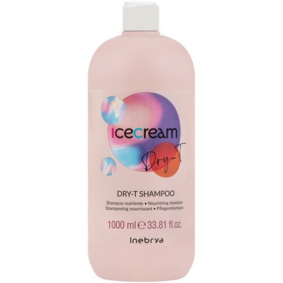 Inebrya Ice Cream Dry-T Shampoo 1000ml   feuchtigkeitsspendend, vegan
