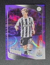 Anthony Gordon Topps UEFA Club Competitions  /250 Purple Raindrops Newcastle