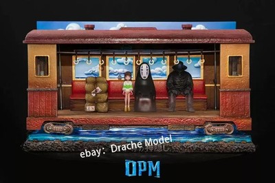 OPM-Studio Hayao Miyazaki Anime  Spirited Away Sea train kleines Szenenmodell