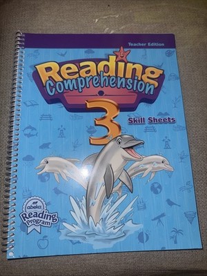Abeka Grade 3 Reading Comprehension 3 Skill Sheets TEACHER EDITION