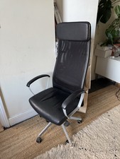 Ikea Markus Office Chair - Black Leather. Comfortable seating whilst working