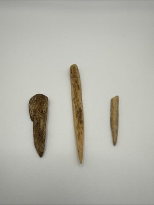 Bone Awls/Tools - North/South Dakota Artifacts 