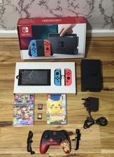 Nintendo Switch Console Bundle – Boxed – Mario Kart 8 & Pokémon Let’s Go Pikachu