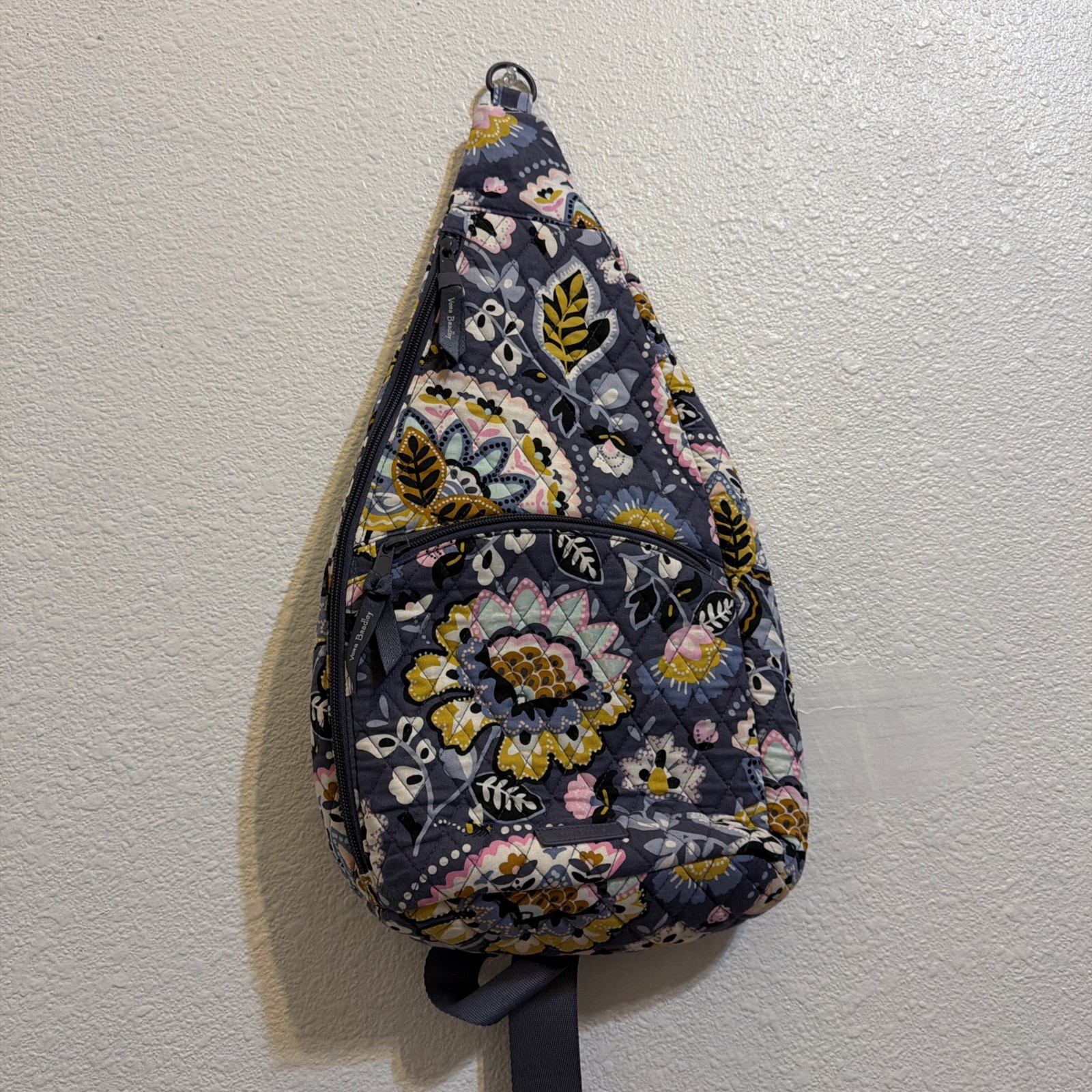 Vera Bradley Charmont Meadow Sling Backpack Lighten Up Essential Quilted Floral