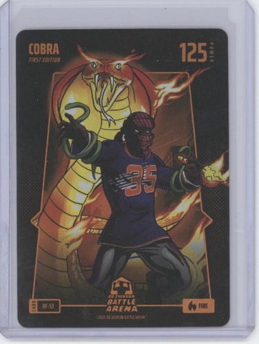 Bo Jackson Battle Arena #BF-53 Cobra Fire Battle Foil