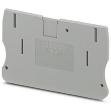 5PC PHOENIX CONTACT - IC 3212057 Terminal Block End Cover, Gray, PT Series