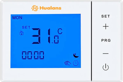 Wlan-Thermostat Für Gaskessel, Digitales Wand-Thermostat, Lcd-Display, Hintergru