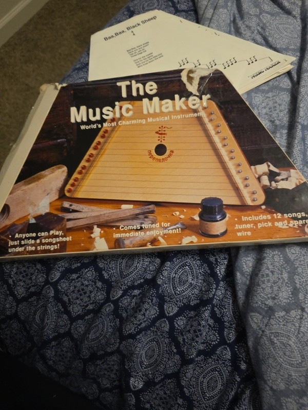 THE MUSIC MAKER MUSICAL INSTRUMENT & SONGSHEETS OPPENHEIMER GOLD SEAL WINNER