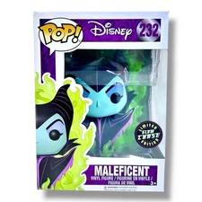 Funko Pop! Disney #232 Maleficent BOX CREASES HT Exclusive Glow Chase New