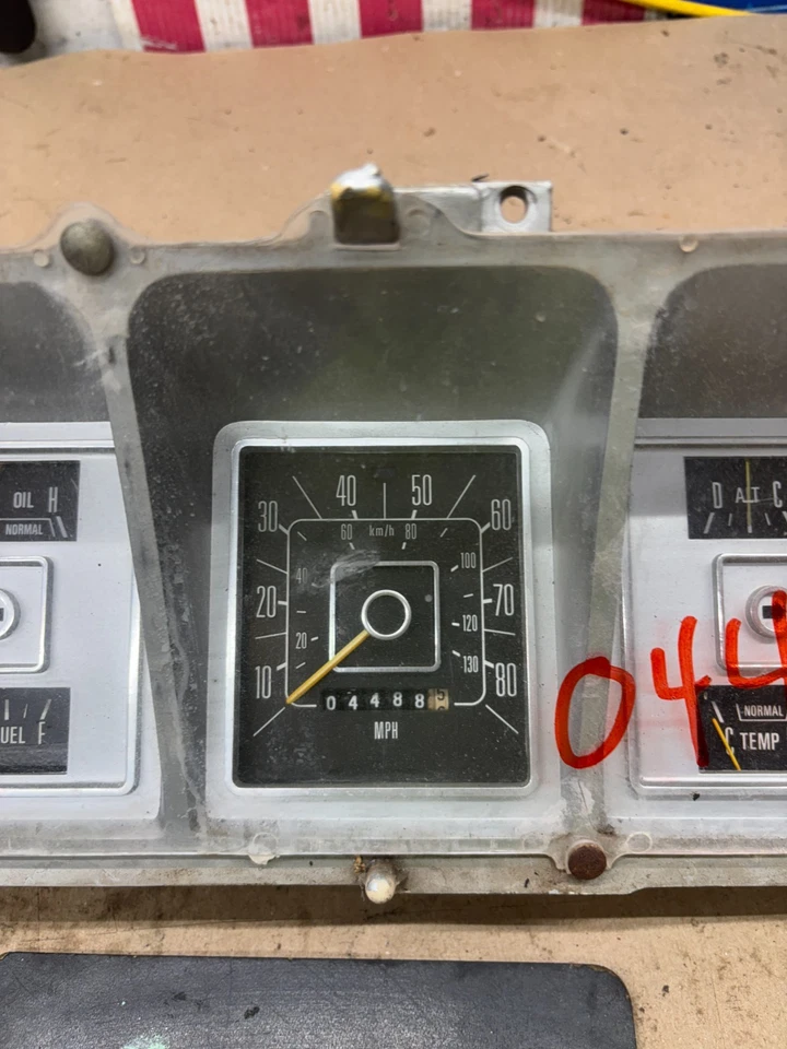 1978 1979 FORD F100 BRONCO F150 F250 F350 1977 MEDIDORES DE PAINEL MEDIDOR DE VELOCÍMETRO - Imagem 4 de 4