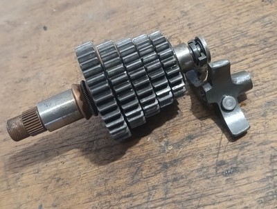 Zundapp KS50, 5 gang motor Getriebe Welle mit Rad