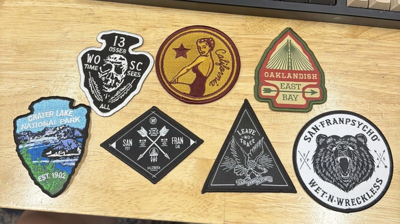 Iron On Patch Lot - Nature and California Featured