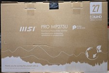 MSI PRO MP273U 4K Ultra HD 27" IPS Monitor - Black