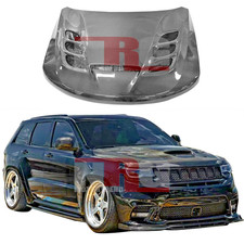 For 2011-2022 Jeep Grand Cherokee Hc2 Style Vented Carbon Fiber Hood