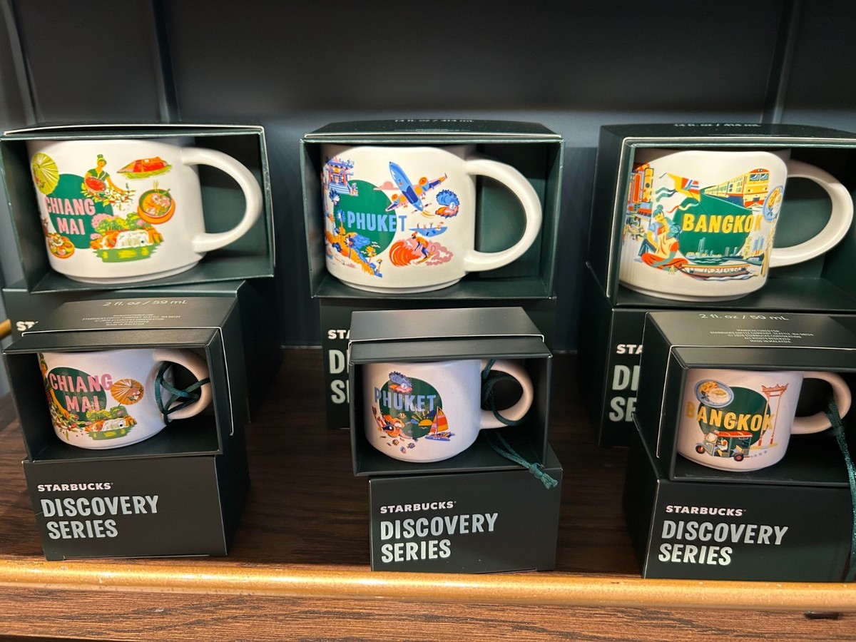 Starbucks Discovery Series Mug Cup Tumbler Bag Thailand Exclusive