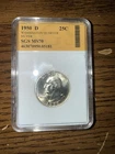 1950 D Washington Quarter Silver SGS Certified   25C