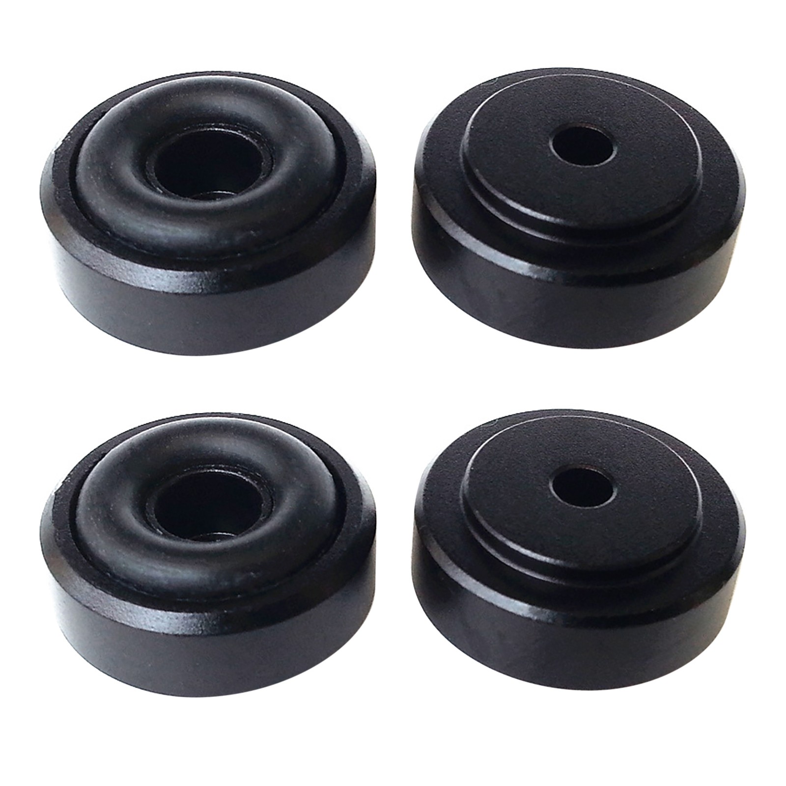 4pcs Speaker Box Black Alloy Isolation Feet HIFI Amp Stand Base Pad 20x8mm