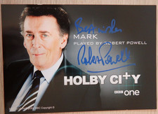Autogramm des britischen Film- und TV Schauspieler Robert Powell (123690)