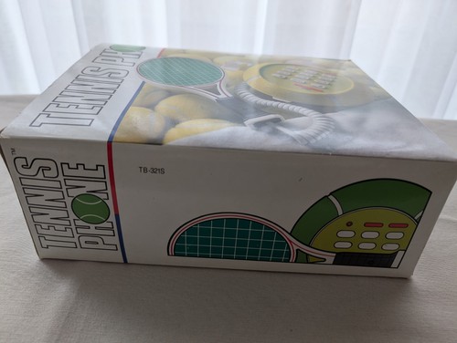 Vintage Tennis Phone Nos 1988 Never Been Used New - Afbeelding 2 van 11