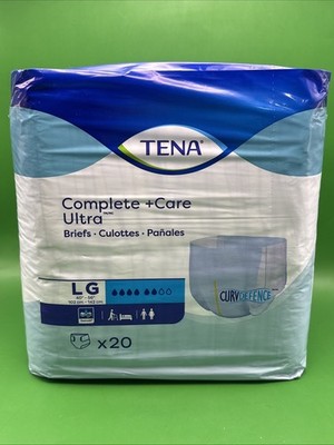 Tena Complete + Care Ultra with CurvDefence Large 40 -56  20 Count