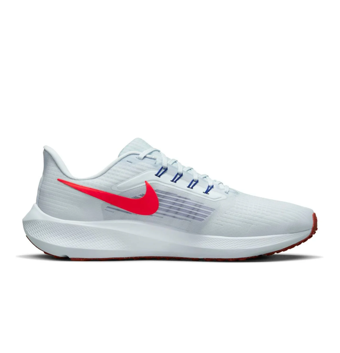 Nike Air Zoom Pegasus 39 Grey Bright Crimson Men's Size Shoes