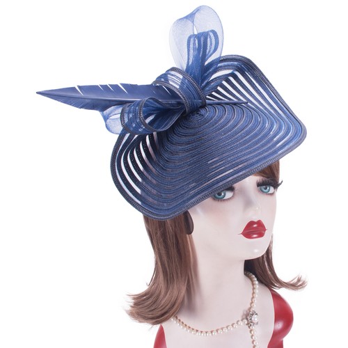 Women Kentucky Derby Fascinator Church Racing Hat Headband Headpiece T428 - Picture 29 of 31