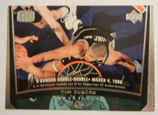 1998-99 UPPER DECK BASKETBALL CARD GAME DAY TIM DUNCAN #135 SAN ANTONIO SPURS
