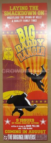 Póster promocional Big Daddy Danger 2002 DC Comics Universe original 11x34" PROMM 8097 - Imagen 1 de 5