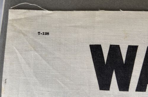 ca.1912 US Department of the Interior NATIONAL PARK BUILDING Warning Cloth SIGN - Picture 5 of 7