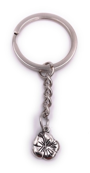 Blume Sumpfblume SchlüSselanhäNger AnhäNger Silber Aus Metall-image