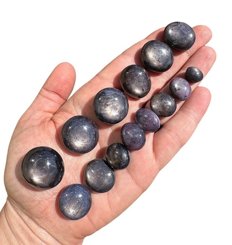 Blauer Saphir Trommelstein (Klasse AAA) natürlicher blauer Saphir aus Indien - Bild 8 von 12