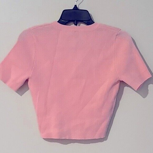 COTTON on Women S Summer Knit T-Shirt Pink Size Large - Picture 11 of 12